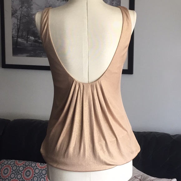3.1 Phillip Lim 100% Silk Gold Top M - Picture 2 of 8